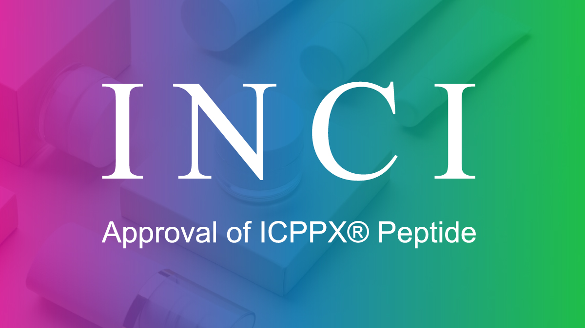 INCI Approval of ICPPX® Peptide